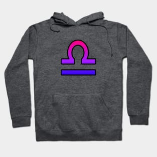 Libra Bi Pride Symbol Hoodie